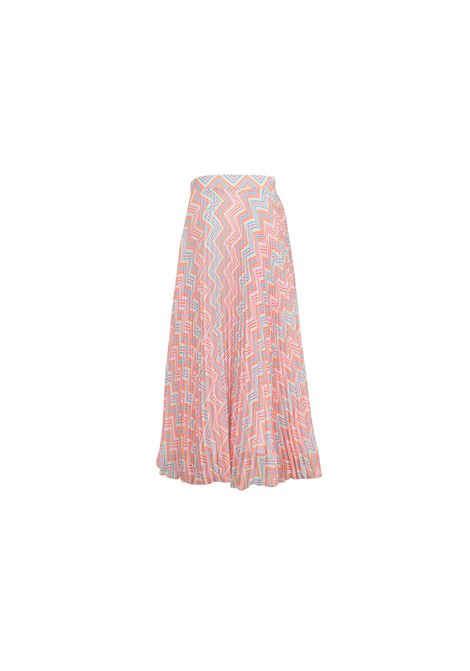 Gonna Lunga Plissé Con Motivo Chevron MISSONI KIDS | MW7A50-K0232100MC